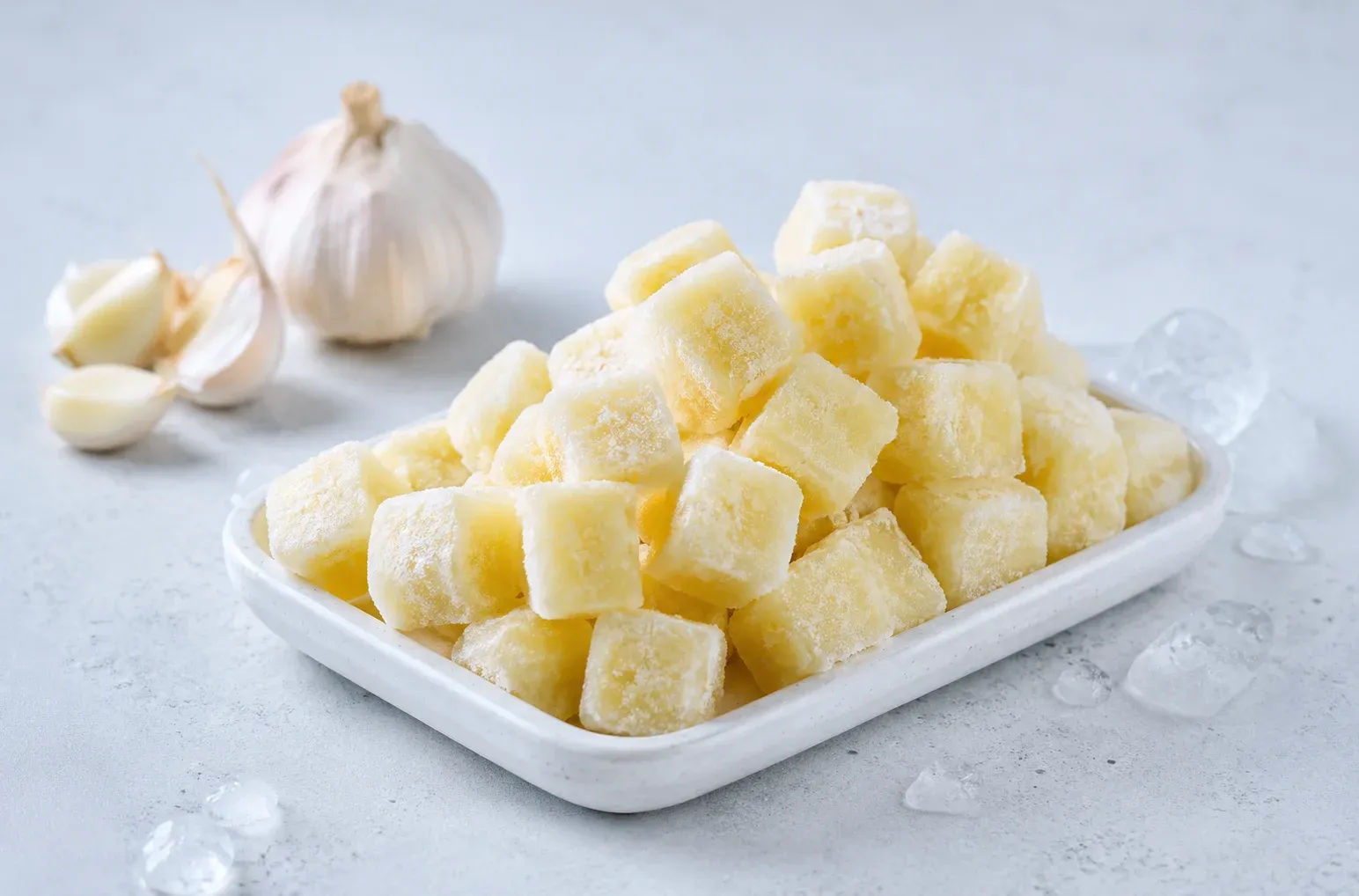 Frozen Garlic Cubes
